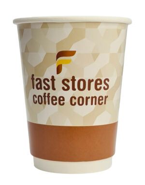 FAST STORES COFFEE CORNER χάρτινα ποτήρια καφέ 12oz