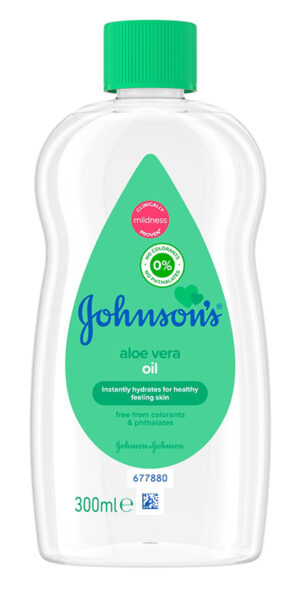JOHNSON'S baby oil με aloe vera