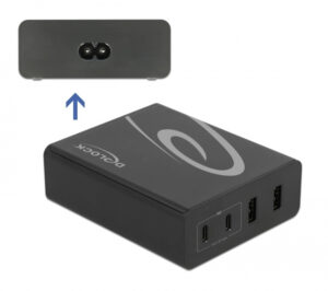 DELOCK USB σταθμός φόρτισης 41440 112W