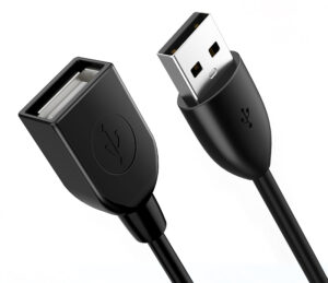 CABLETIME καλώδιο USB 2.0 αρσενικό σε θηλυκό C160