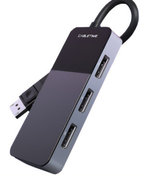 CABLETIME MST hub DisplayPort σε 3x DisplayPort DMDF3