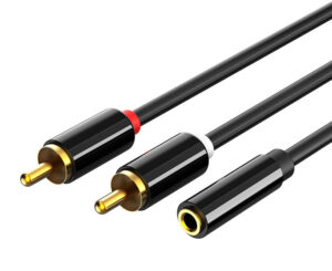 CABLETIME καλώδιο Stereo 3.5mm σε 2x RCA AV310