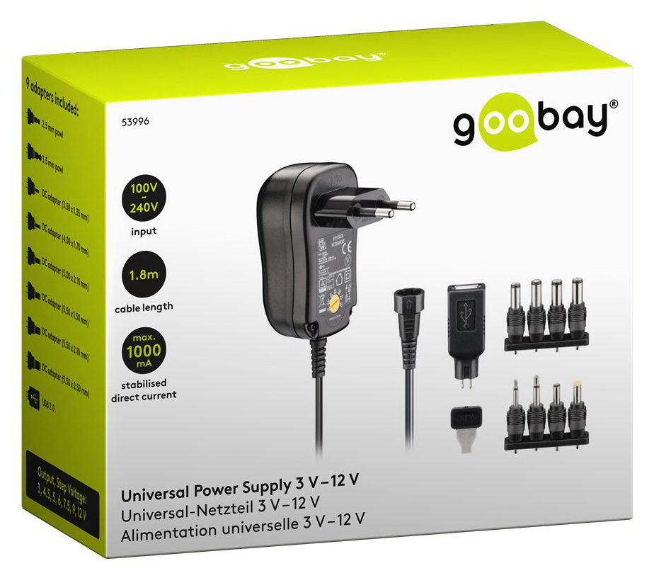 Δεύτερη φωτογραφία του GOOBAY επιτοίχιος φορτιστής 53996