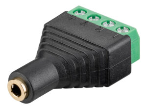 GOOBAY βύσμα 3.5mm σε Terminal Block 4-pin 59200