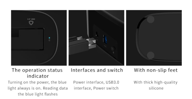 Δεύτερη φωτογραφία του ORICO docking station 6218US3