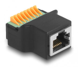 DELOCK adapter RJ45 σε 8 pin terminal block 66948