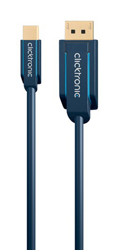 CLICKTRONIC καλώδιο DisplayPort σε DisplayPort Mini 70738