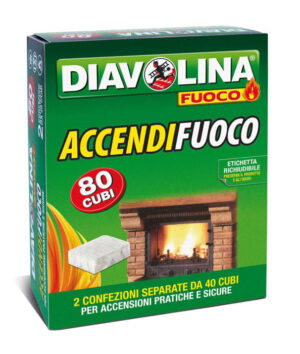DIAVOLINA προσάναμμα σε κύβους Fuoco