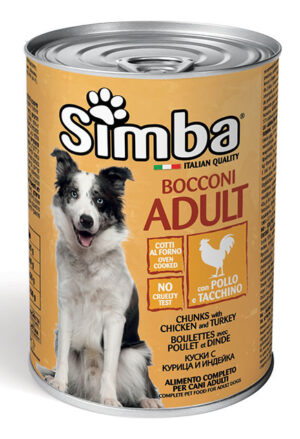 SIMBA κονσέρβα για σκύλους με κοτόπουλο & γαλοπούλα