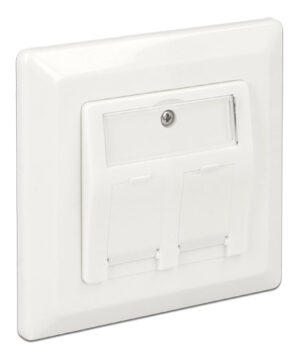 DELOCK Wall Outlet για Keystone 86202