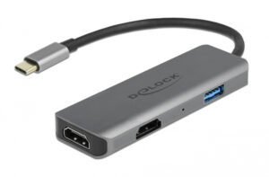 DELOCK αντάπτορας USB-C σε USB & 2x HDMI 87780