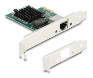 DELOCK κάρτα επέκτασης PCIe x1 σε 1x RJ45 Gigabit 88204
