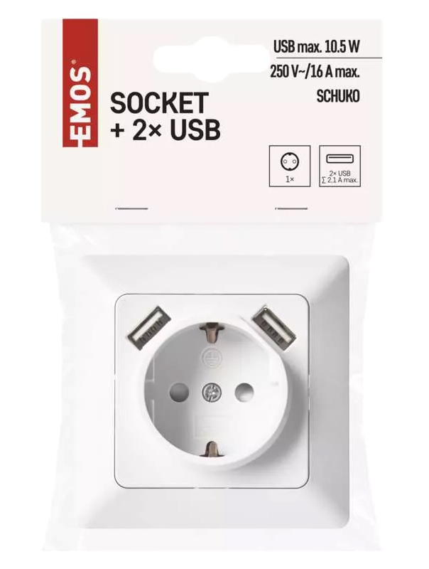 1x Schuko
