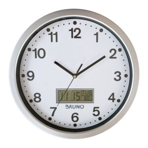 BRUNO ρολόι τοίχου BRN-0123 με ημερομηνία & θερμοκρασία