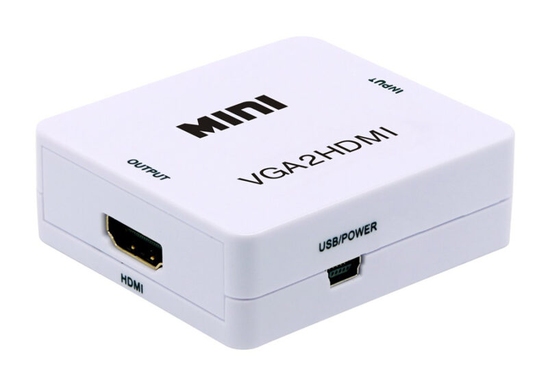 Δεύτερη φωτογραφία του POWERTECH Video Converter VGA & 3.5mm Audio σε HDMI CAB-H107