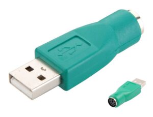 POWERTECH αντάπτορας USB 2.0 αρσενικό σε PS2 θηλυκό CAB-U020