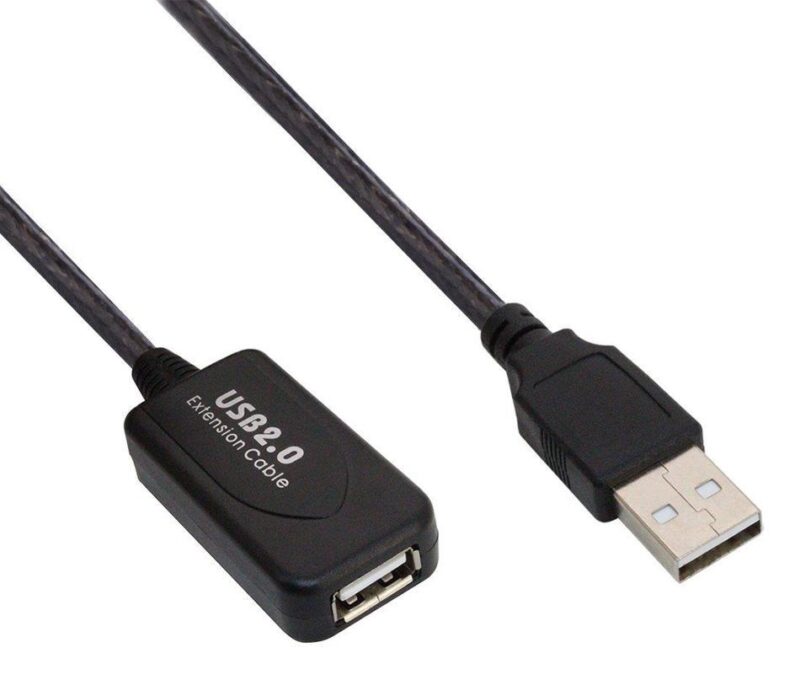 POWERTECH καλώδιο USB αρσενικό σε θηλυκό με ενισχυτή CAB-U054 15m