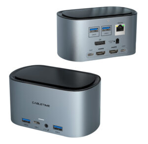 CABLETIME docking station DOCK131 με θήκη SSD