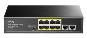 CUDY PoE+ switch FS1010P