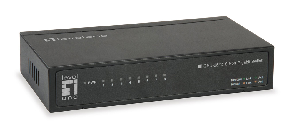 LEVELONE GbE Switch GEU-0822