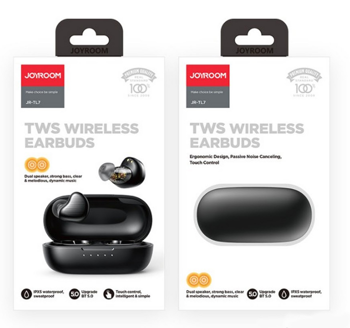 Δεύτερη φωτογραφία του JOYROOM earphones με θήκη φόρτισης JR-TL7