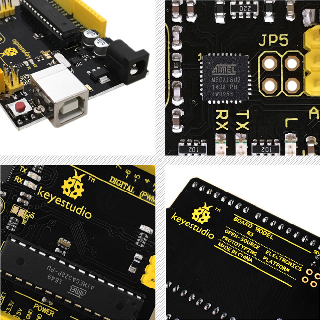 Δεύτερη φωτογραφία του KEYESTUDIO UNO R3 development board KS0001