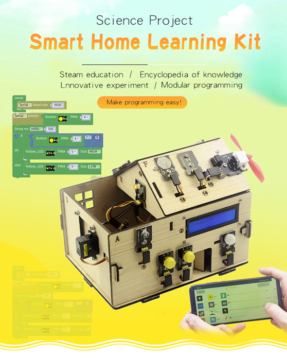 Τρίτη φωτογραφία του KEYESTUDIO smart home kit για Arduino KS0085