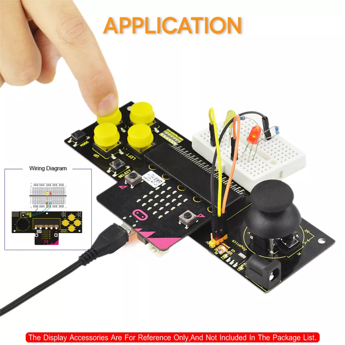 Τρίτη φωτογραφία του KEYESTUDIO joystick breakout board KS0296 για Micro:bit
