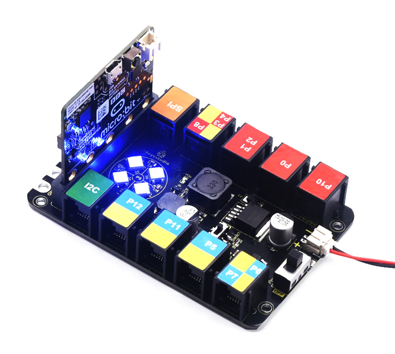 Δεύτερη φωτογραφία του KEYESTUDIO EASY Plug shield KS0496 για Micro:bit V1.1