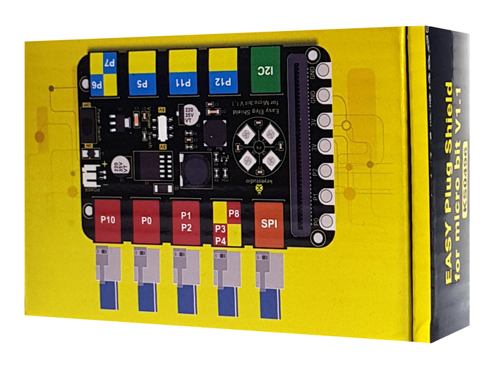 Τέταρτη φωτογραφία του KEYESTUDIO EASY Plug shield KS0496 για Micro:bit V1.1