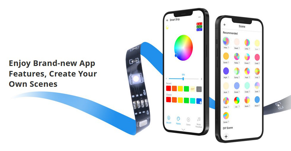 Δεύτερη φωτογραφία του SONOFF smart LED καλωδιοταινία L2-LITE-5M