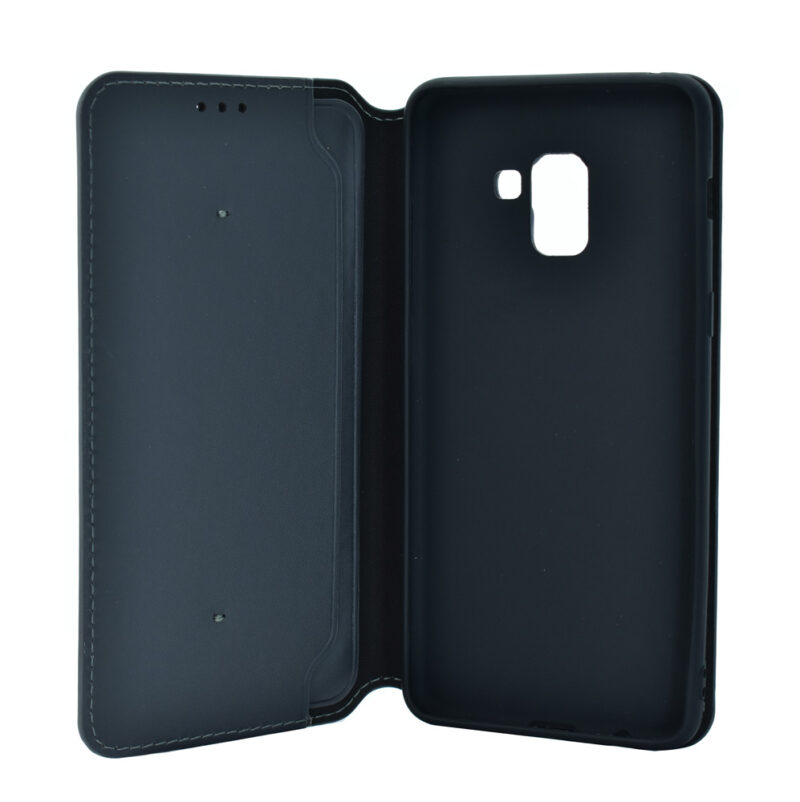 Δεύτερη φωτογραφία του POWERTECH Θήκη Slim Leather για Samsung A8 plus 2018