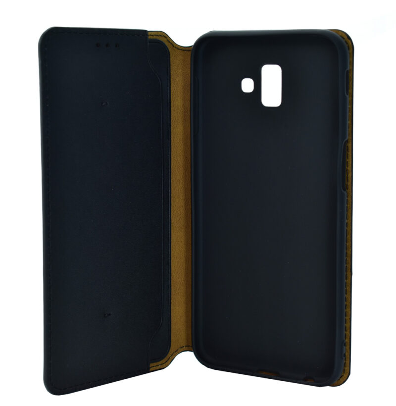 Δεύτερη φωτογραφία του POWERTECH Θήκη Slim Leather για Samsung J6 Plus 2018