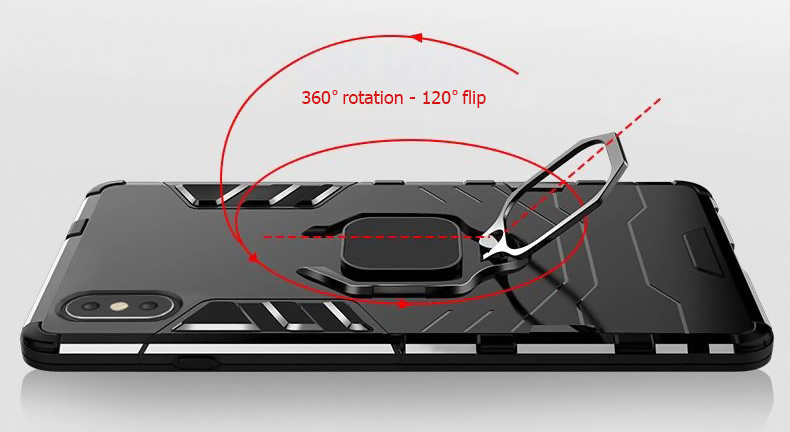 Δεύτερη φωτογραφία του POWERTECH Θήκη Ring Armor MOB-1747 για iPhone 14 Plus
