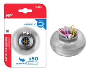 MP πολύχρωμοι συνδετήρες PA365 με λευκή μαγνητική βάση