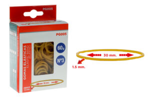 MP λαστιχάκια συσκευασίας PG005 σε κουτί