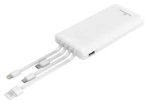 POWERTECH power bank με καλώδια PT-1061 10000mAh