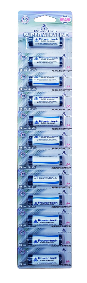 POWERTECH Super Αλκαλικές μπαταρίες PT-590 AA LR6