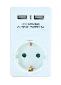 POWERTECH Αντάπτορας ρεύματος schuko PT-767