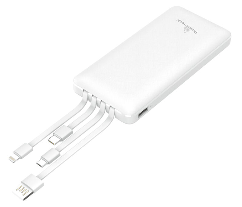 POWERTECH power bank με καλώδια PT-980 10000mAh