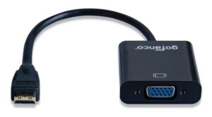 POWERTECH αντάπτορας mini HDMI (M) σε VGA (F) PTH-026 με Audio