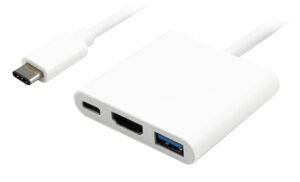 POWERTECH αντάπτορας Type-C σε HDMI + Type-C + USB 3.0 PTH-042 4K