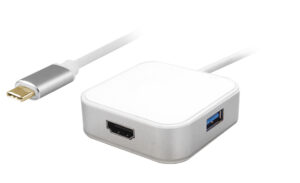 POWERTECH αντάπτορας Type-C σε HDMI + Type-C + USB 3.0 PTH-042