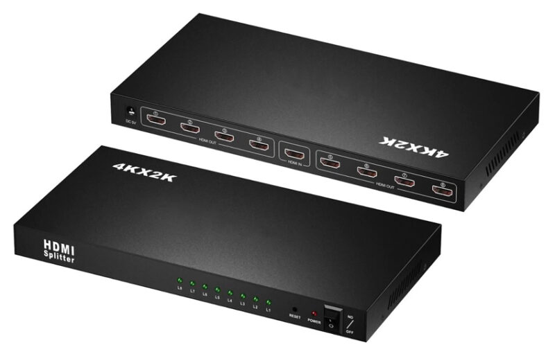 POWERTECH splitter HDMI σε 8x HDMI PTH-049