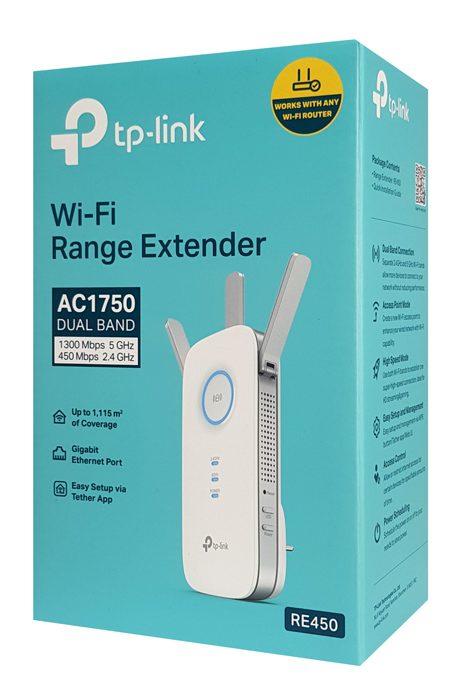 Δεύτερη φωτογραφία του TP-LINK WiFi range extender RE450