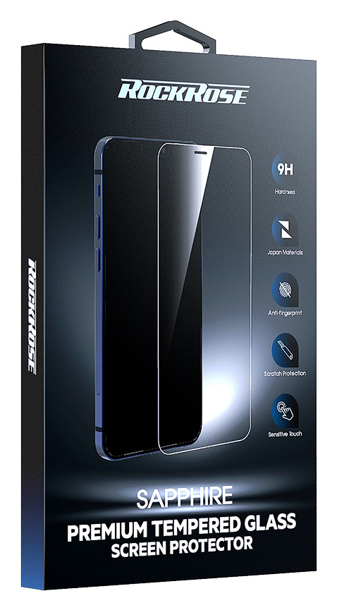 Τρίτη φωτογραφία του ROCKROSE Tempered Glass 2.5D Sapphire για iPhone 12 Pro Max