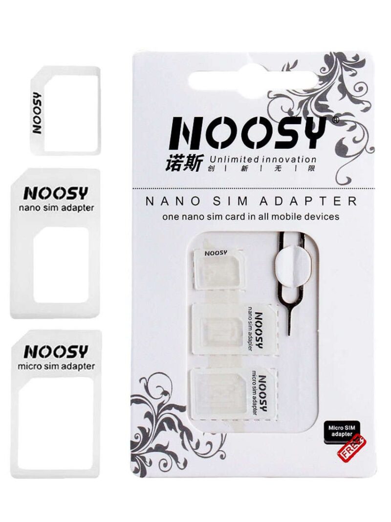 NOOSY Nano SIM & Micro SIM Adapter Set