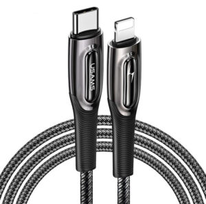 USAMS Καλώδιο USB Type-C σε Lightning SJ496USB01