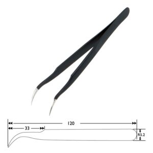 SPROTEK ESD αντιστατική τσιμπίδα ST-T511