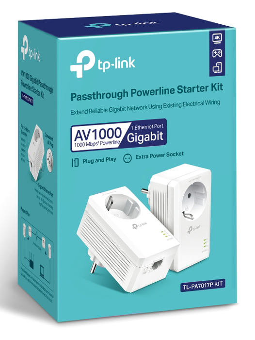 Δεύτερη φωτογραφία του TP-LINK Powerline kit TL-PA7017P